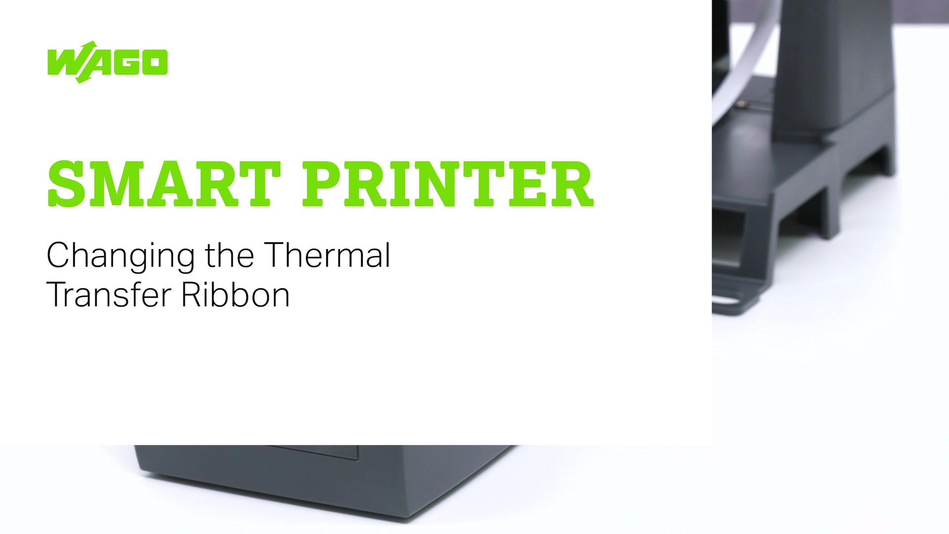 Changing the Thermal Transfer Ribbon