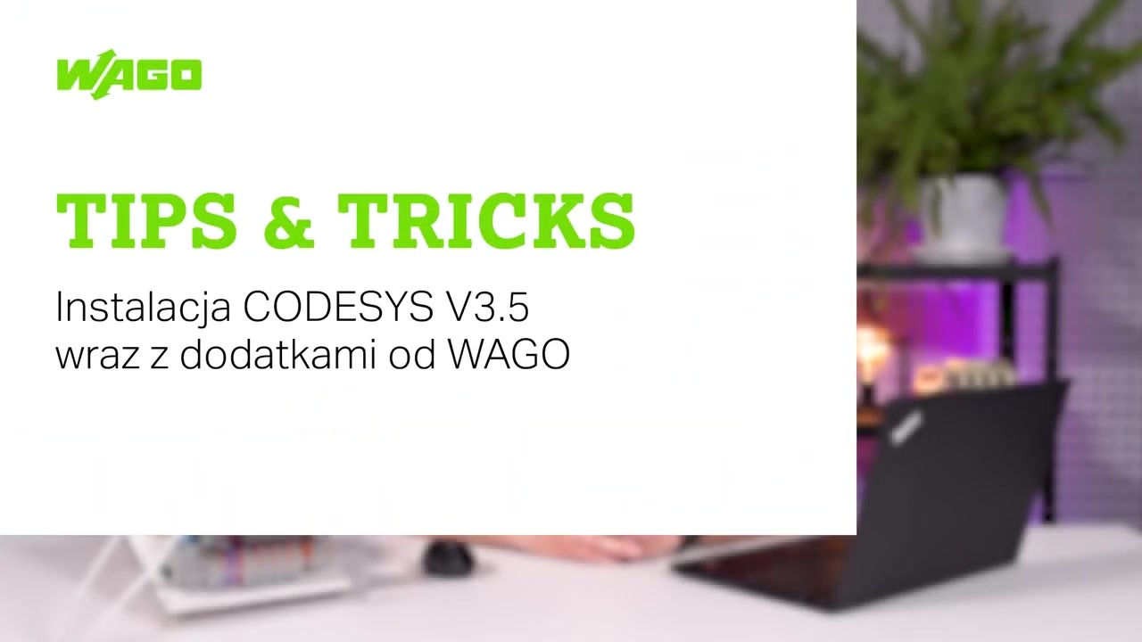 Instalacja CODESYS V3.5 wraz z dodatkami I WAGO
