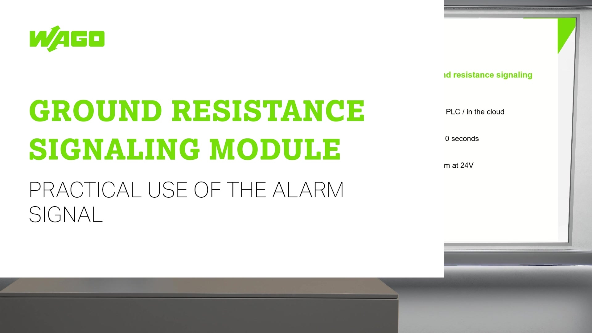 Practical Use of the Alarm Signal