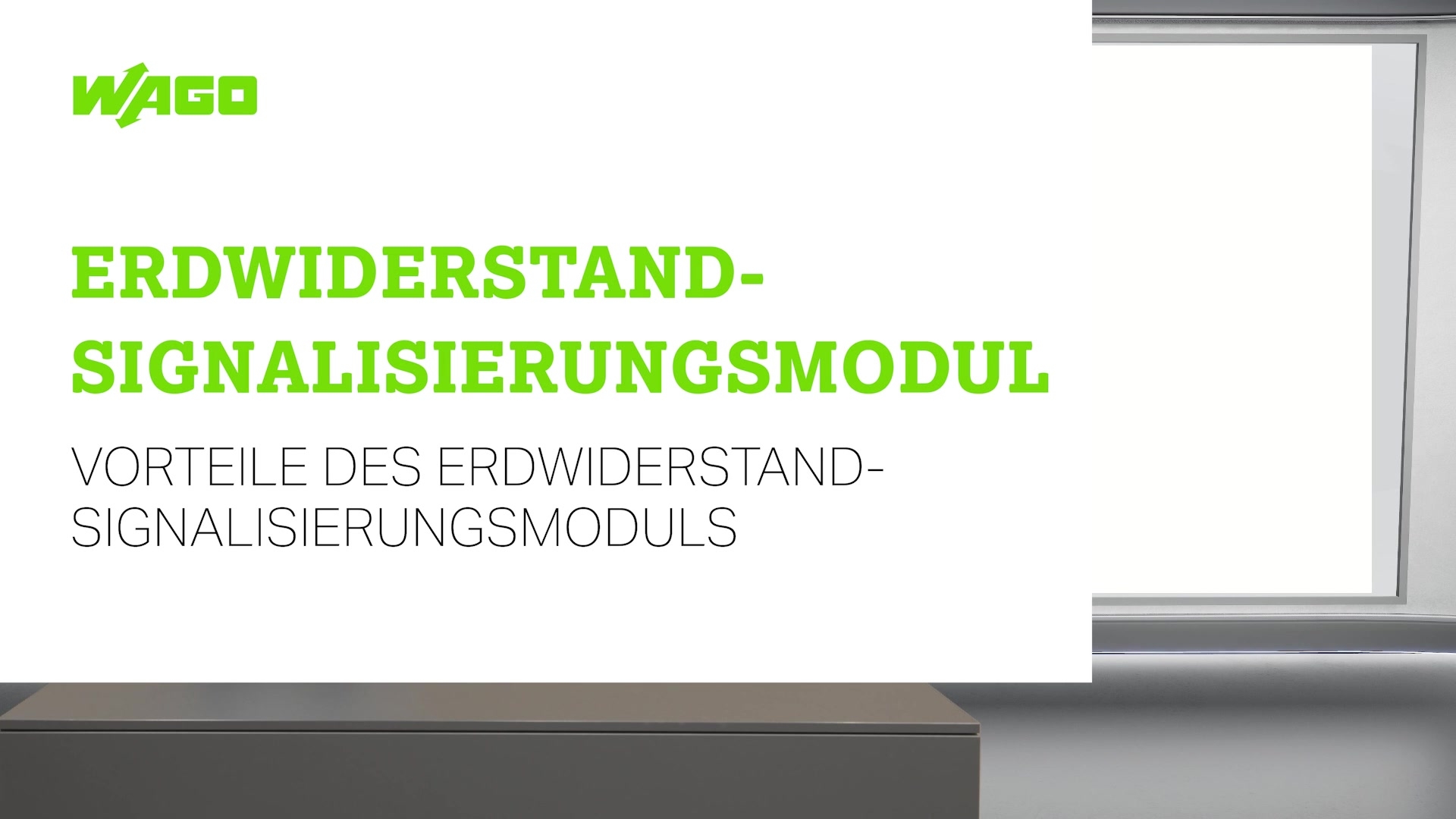 Vorteile des Erdwiderstand-Signalisierungsmoduls