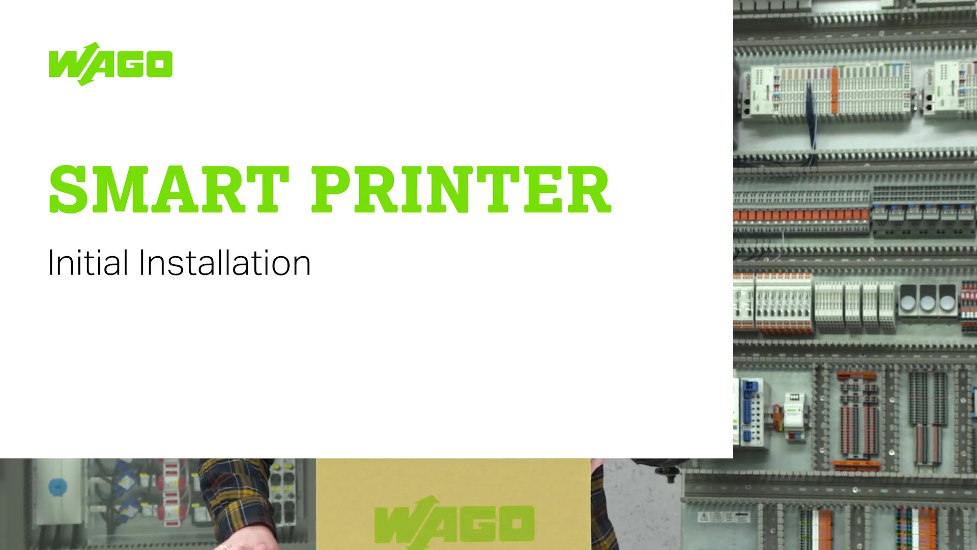 <p>Initial installation</p>